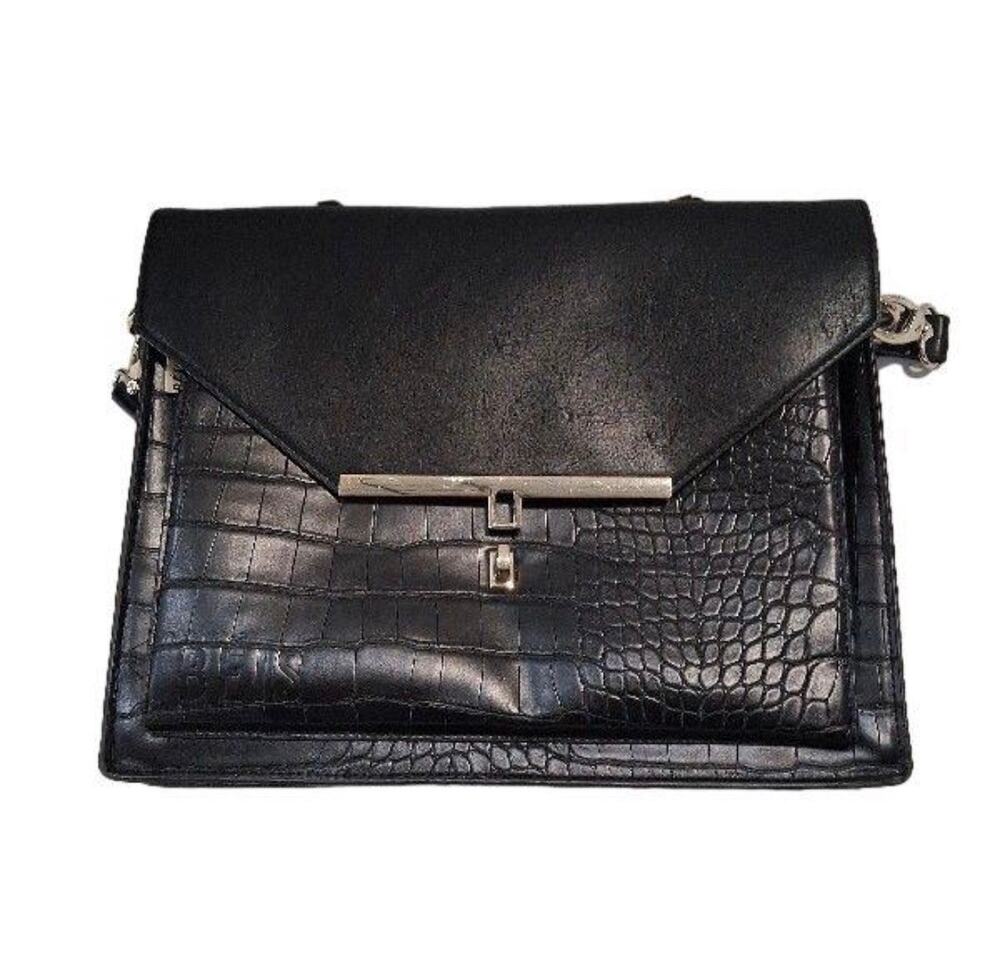 Beis Croc Embossed Bag